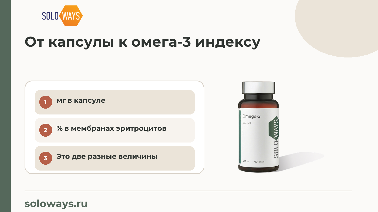 От капсулы к омега-3 индексу