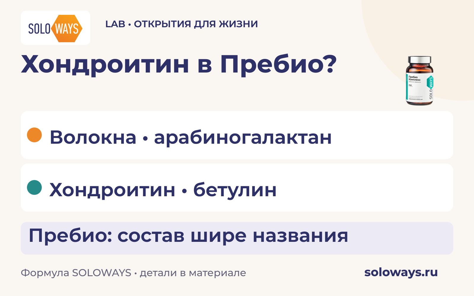 Хондроитин в Пребио?