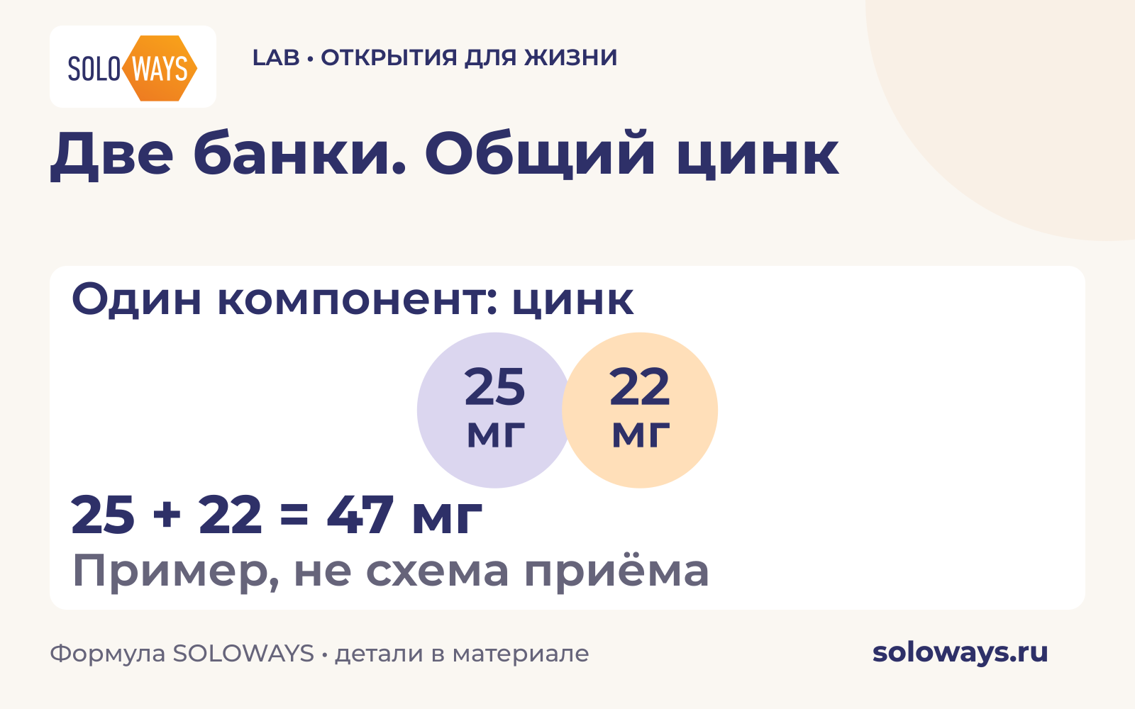 Две банки. Общий цинк